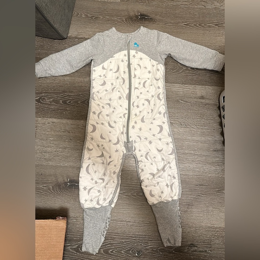 Gray and White Kids Pajamas Sleep Sack